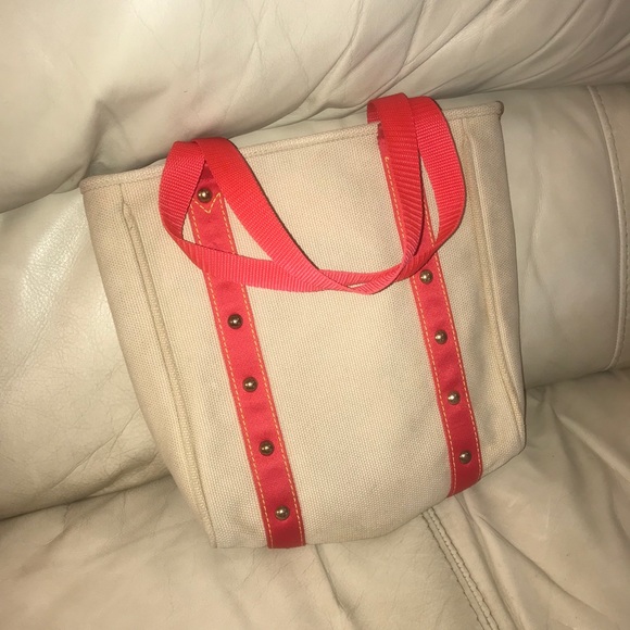 Louis Vuitton Inventeur Cabas MM beige x red bag - Picture 2 of 12